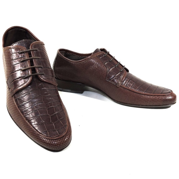 GOODMAN 🇮🇹 MEN'S SOFT BROWN LEATHER COMFORT SUMMER OXFORD SHOES